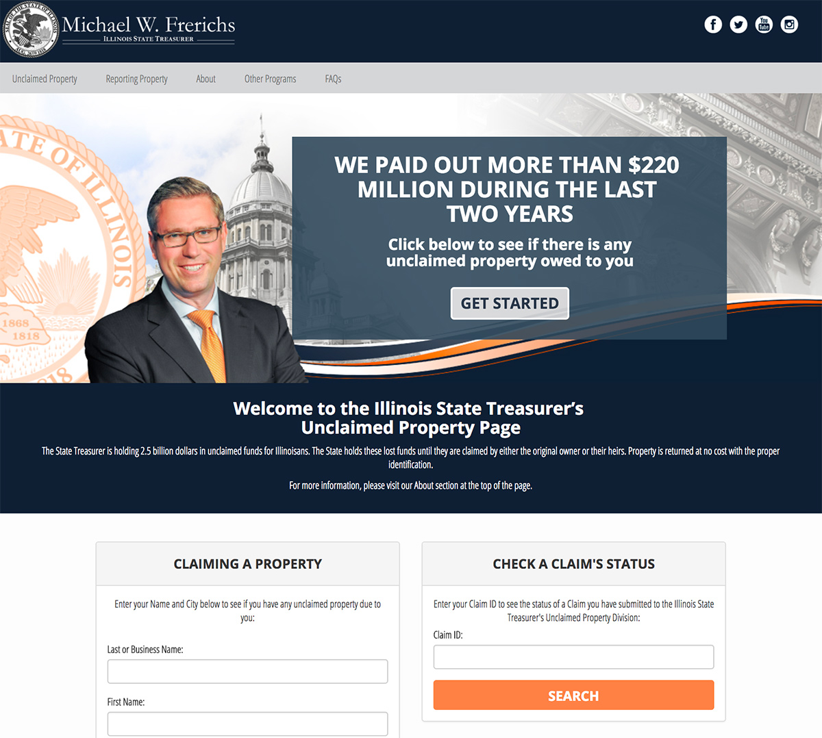 icash illinois treasurer unclaimed property